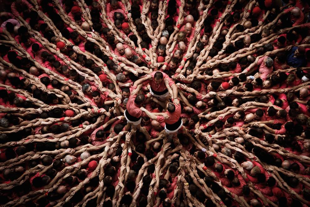 Human Tower Festival; Concurs de Castells, Tarragona, Spain. Photo credits: David Oliete.