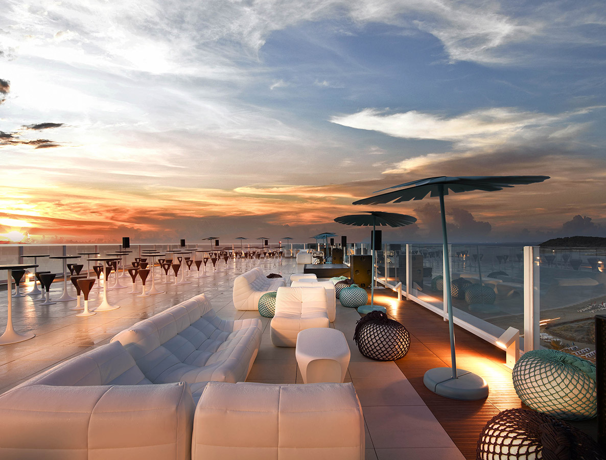 Hard Rock Hotel Ibiza Stunning Rooftop Bar